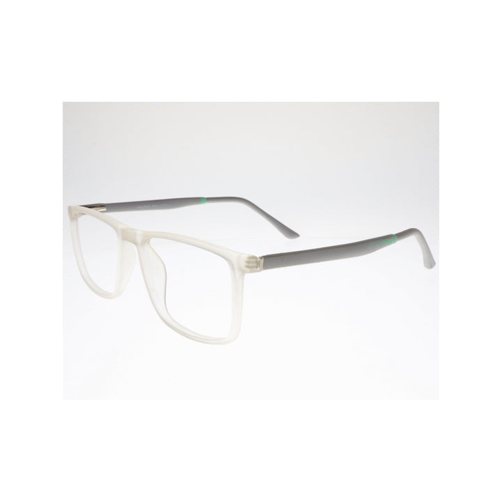Joy Style For Unisex Eyeglasses Square Shape Size 54 Hf304c7 Clear White
