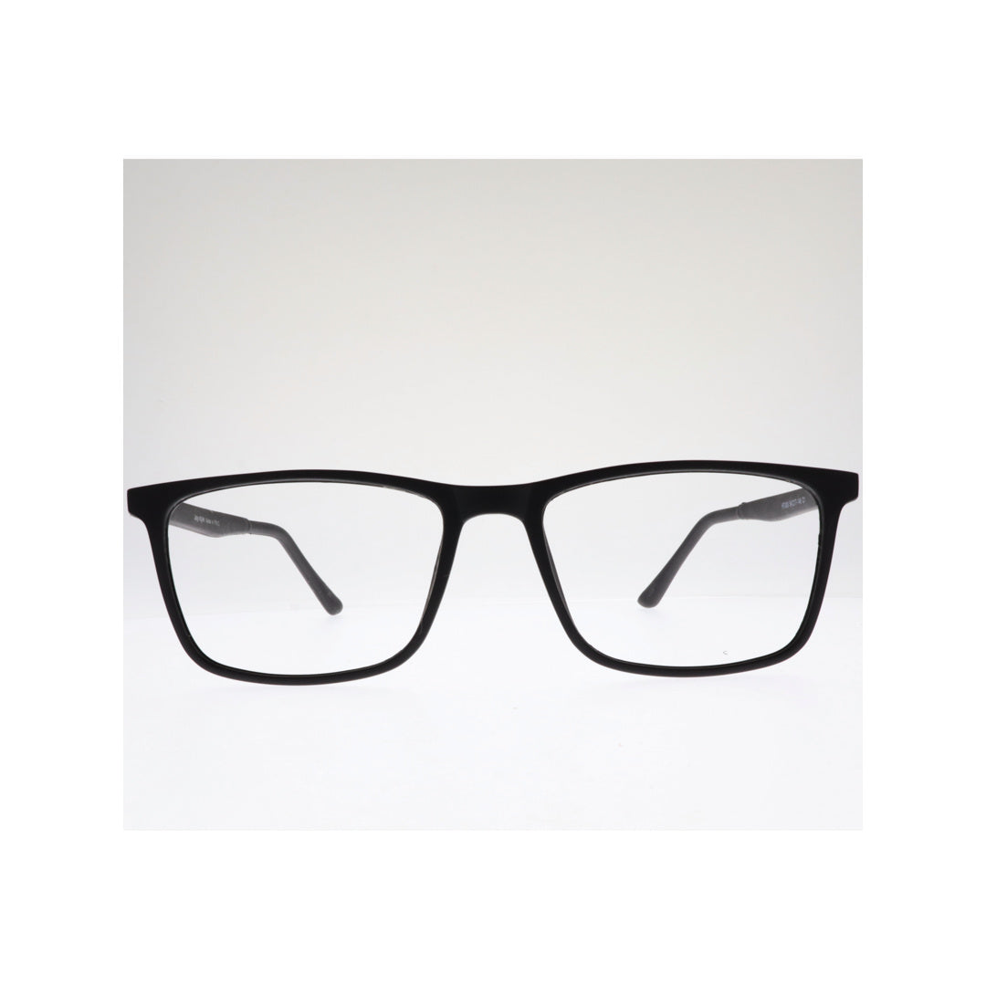 Joy Style For Unisex Eyeglasses Square Shape Size 54 Hf309c1 Matte Black