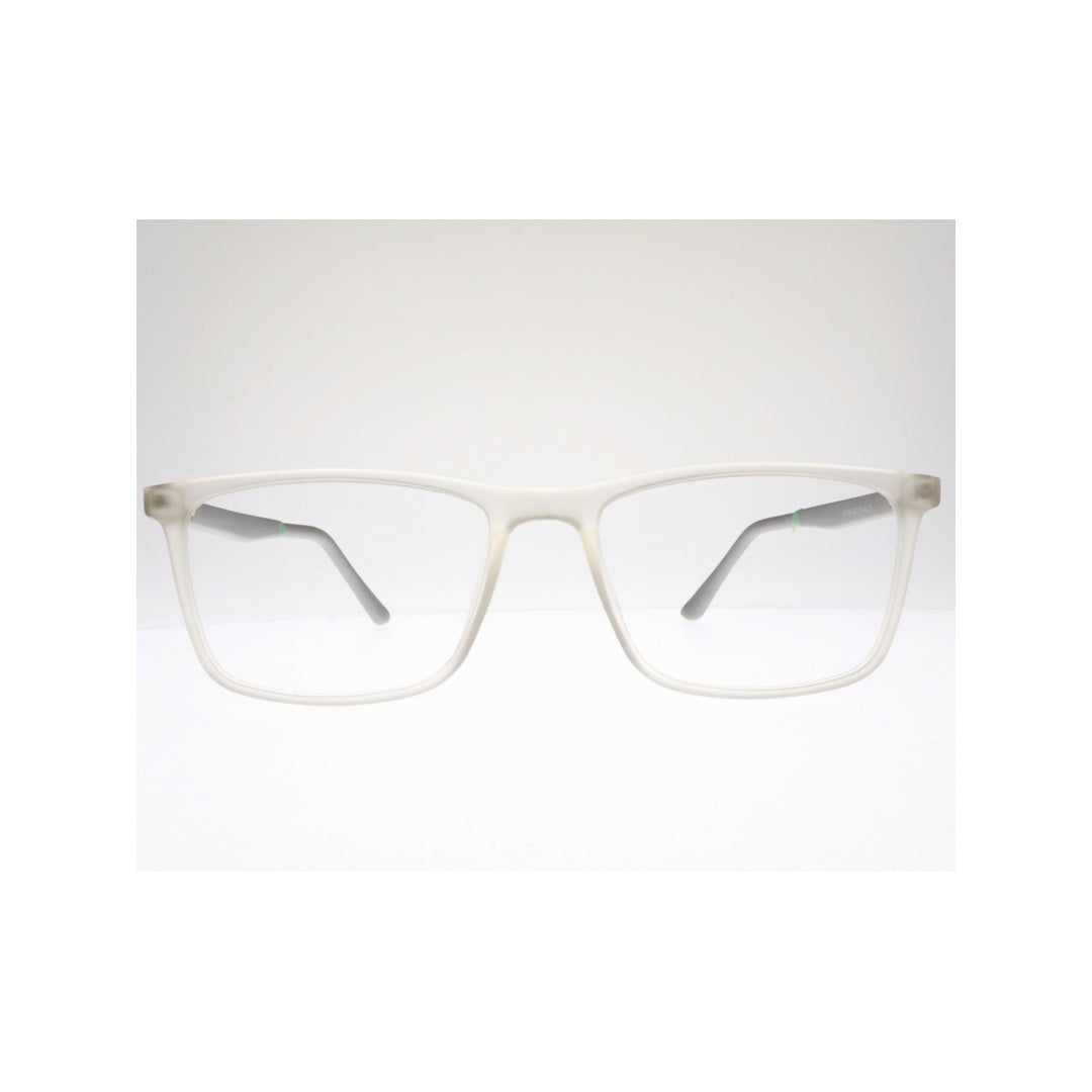 Joy Style For Unisex Eyeglasses Square Shape Size 54 Hf309c7 Clear White