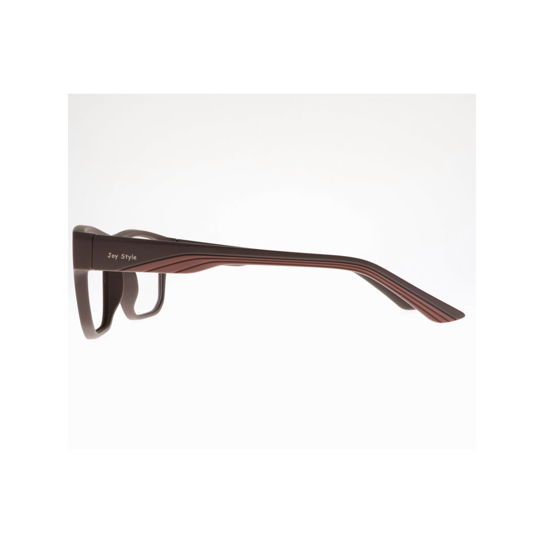 Joy Style For Unisex Eyeglasses Square Shape Size 54 Old0049tc5 Matte Brown