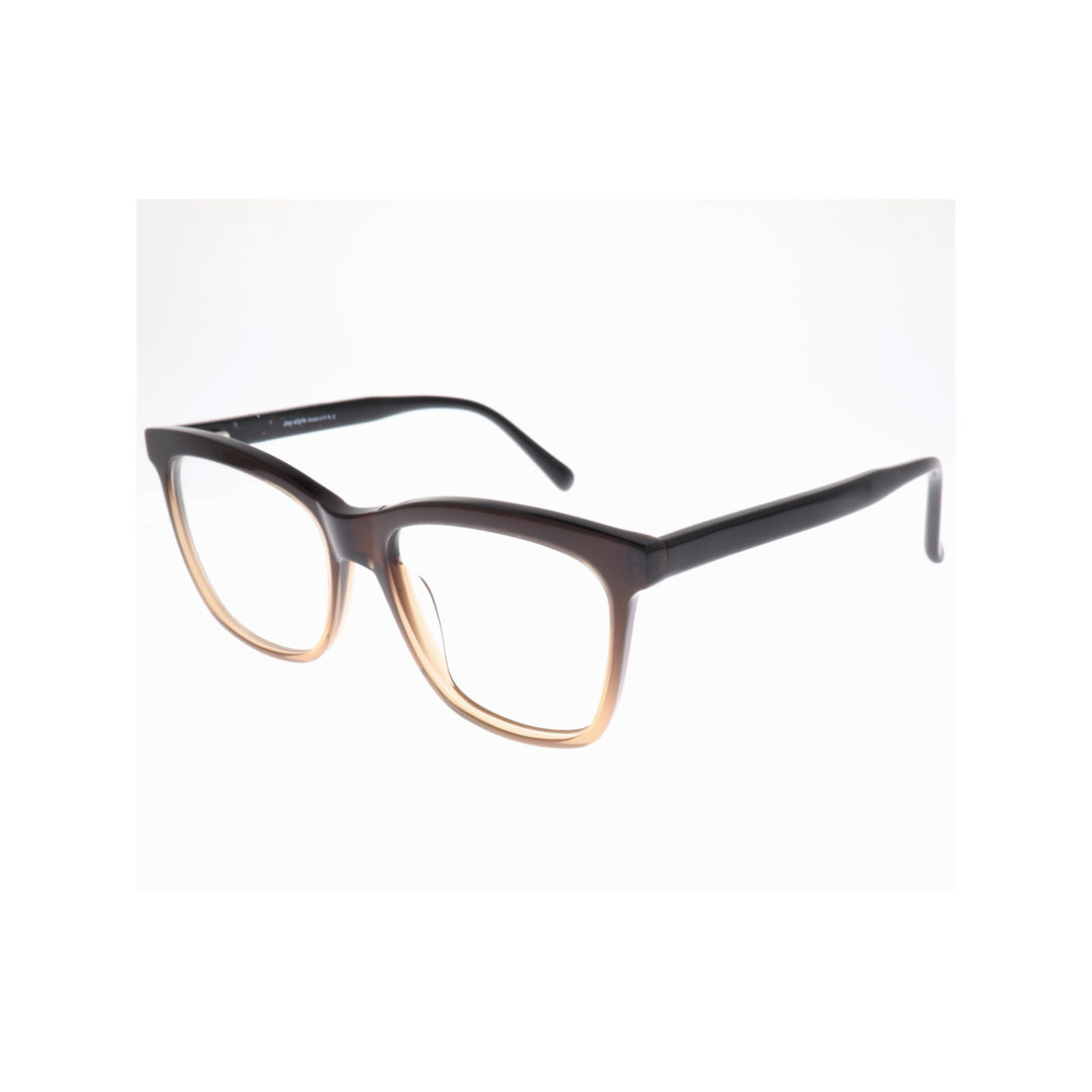 Joy Style For Unisex Eyeglasses Square Shape Size 54 Rda10149c4 Brown