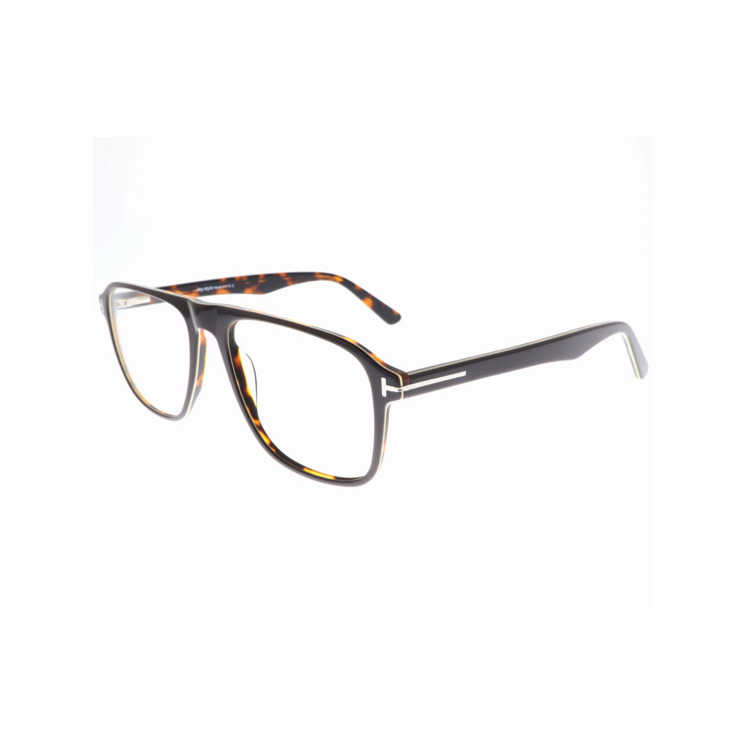 Joy Style For Unisex Eyeglasses Square Shape Size 55 5748c114 Dark Brown