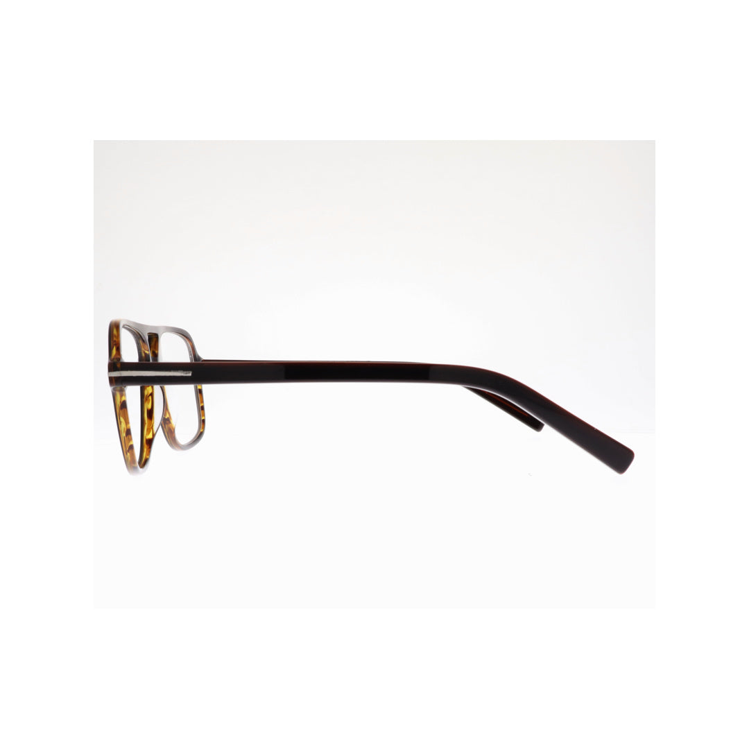 Joy Style For Unisex Eyeglasses Square Shape Size 55 Ft5745c14 Brown