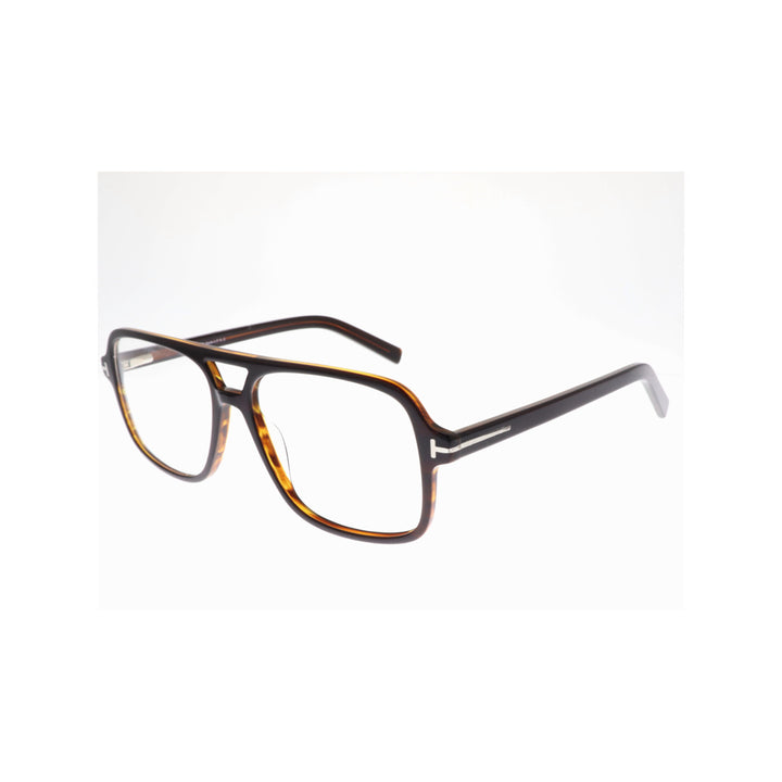 Joy Style For Unisex Eyeglasses Square Shape Size 55 Ft5745c14 Brown