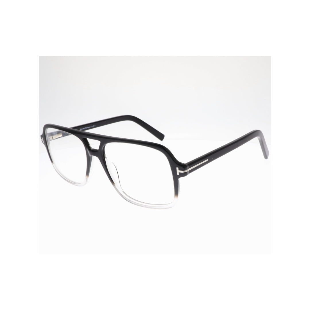 Joy Style For Unisex Eyeglasses Square Shape Size 55 Ft5745c288 Black Clear