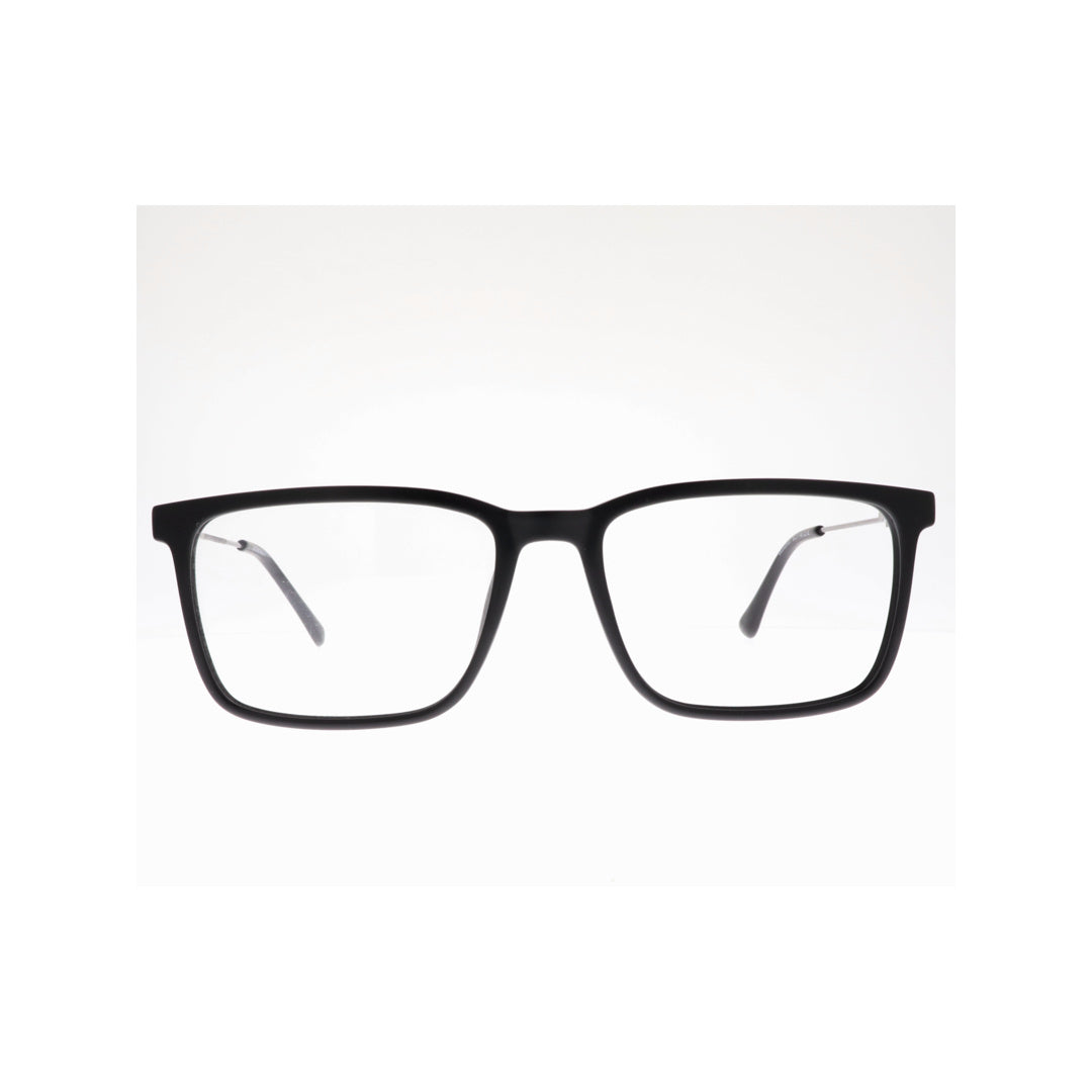 Joy Style For Unisex Eyeglasses Square Shape Size 55 Old22003tc2 Matte Black