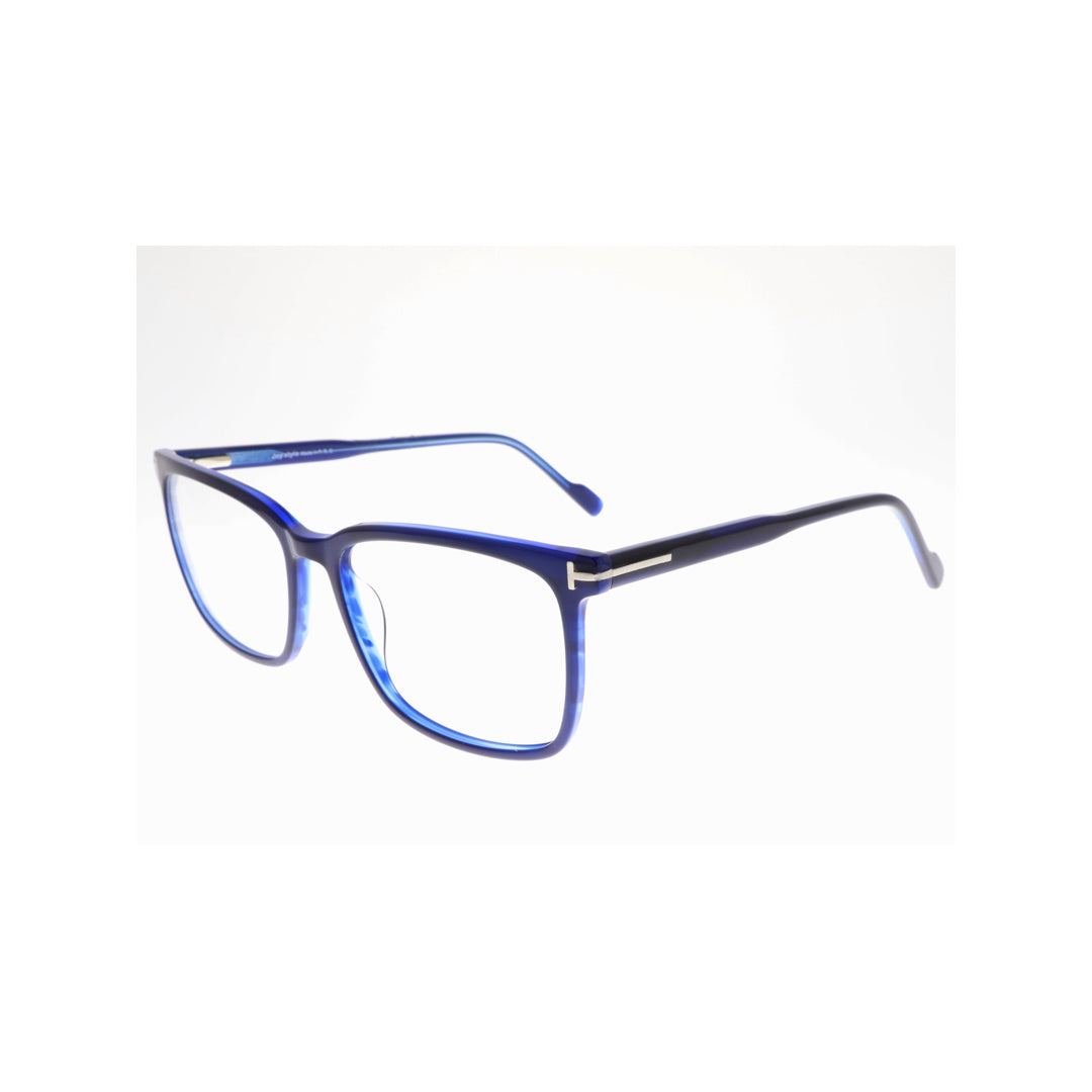Joy Style For Unisex Eyeglasses Square Shape Size 56 Ft5693c12 Blue