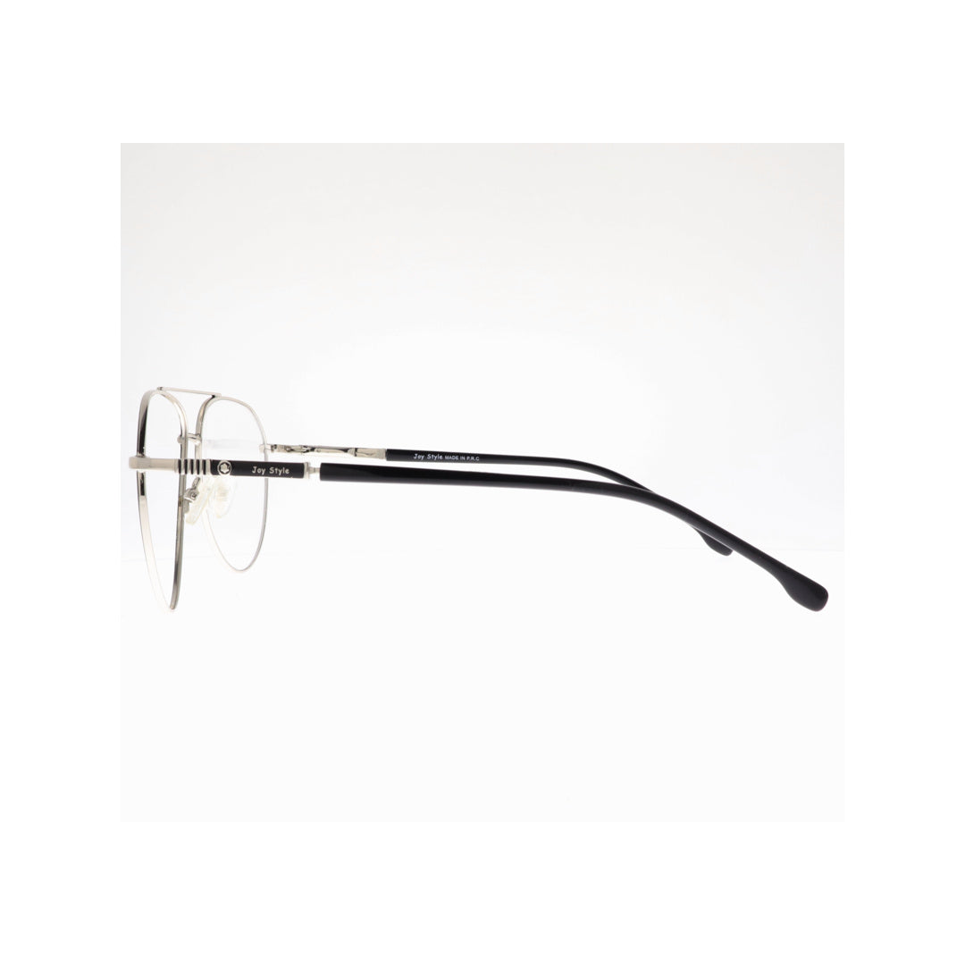 Joy Style For Unisex Metal Eyeglasses Aviator Shape 56 0818c6 Black Silver