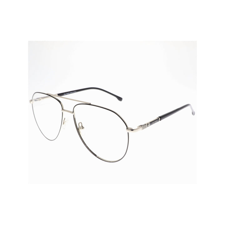 Joy Style For Unisex Metal Eyeglasses Aviator Shape 56 0818c6 Black Silver