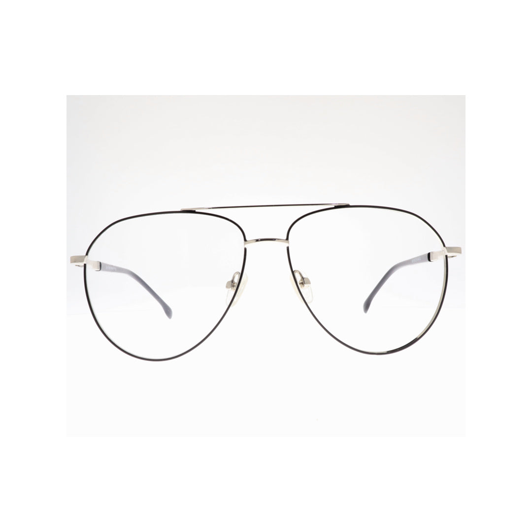Joy Style For Unisex Metal Eyeglasses Aviator Shape 56 0818c6 Black Silver
