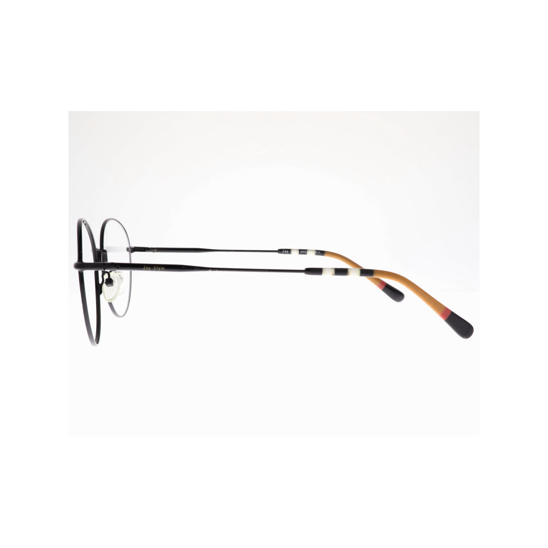 Joy Style For Unisex Metal Eyeglasses Round Shape 52 10003c5 White Black