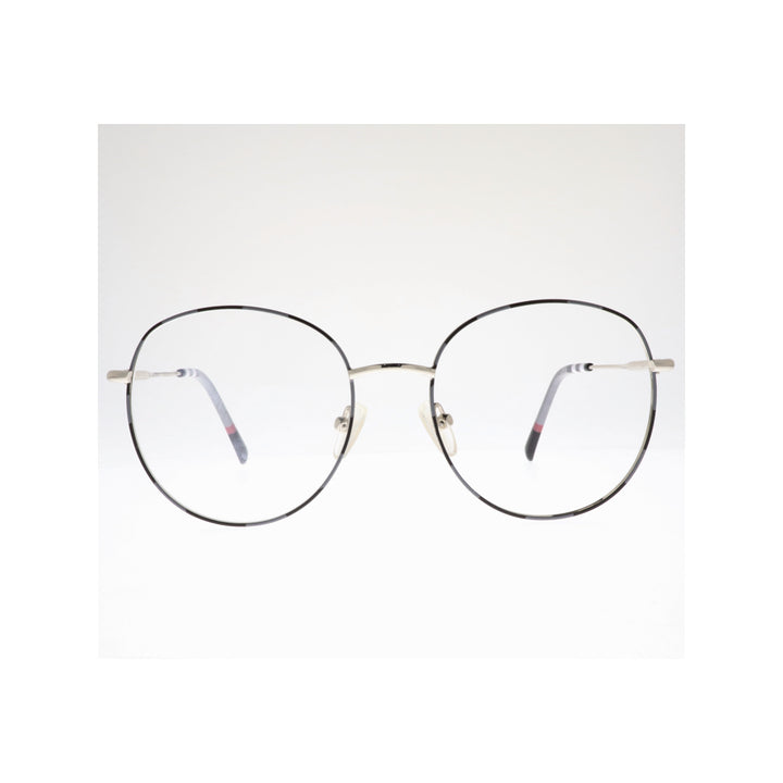 Joy Style For Unisex Metal Eyeglasses Round Shape 52 10005c2 Black Grey Silver