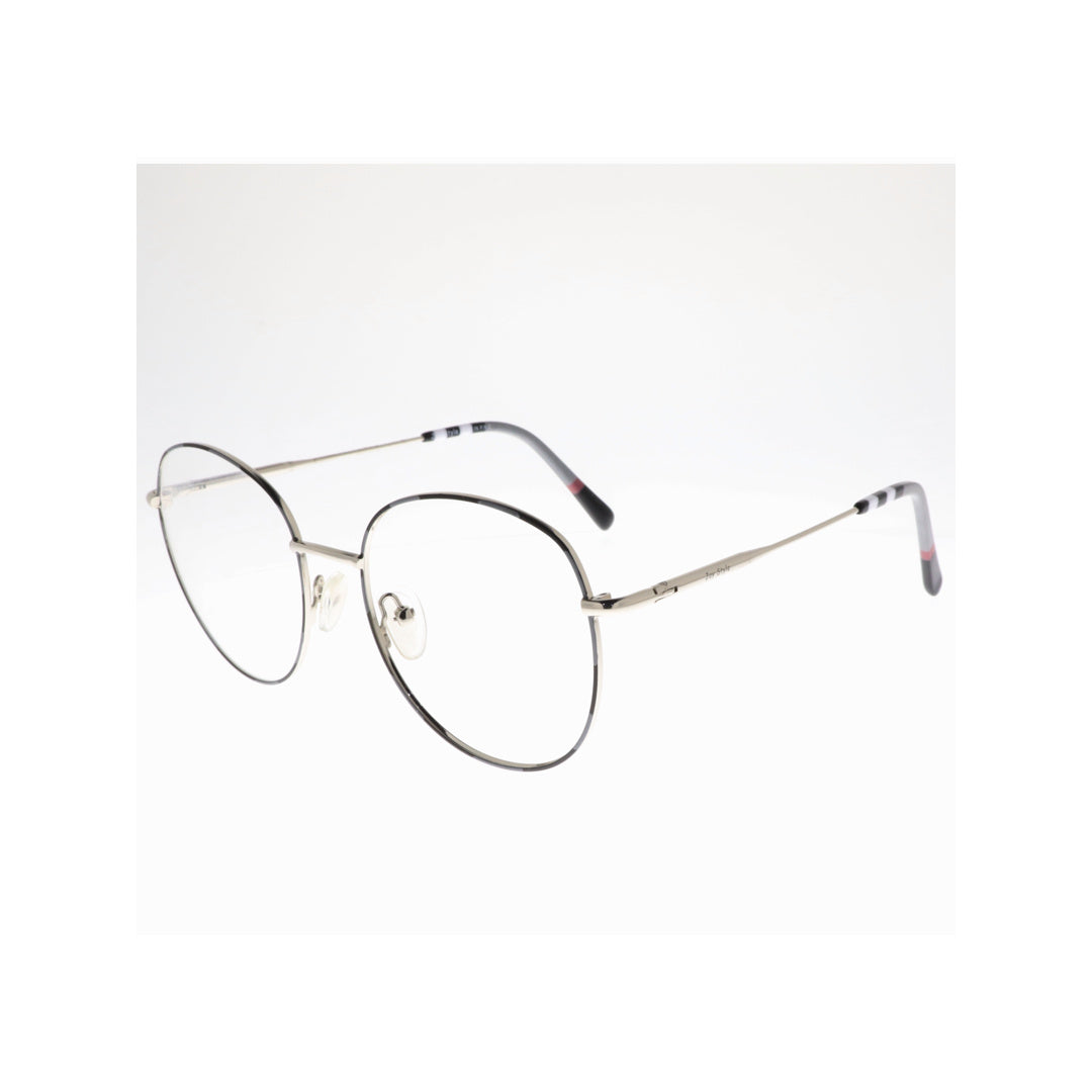 Joy Style For Unisex Metal Eyeglasses Round Shape 52 10005c2 Black Grey Silver