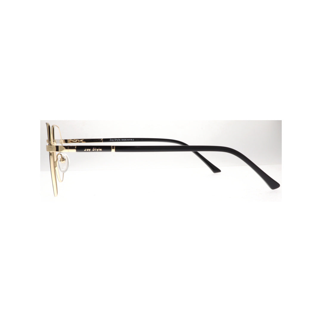 Joy Style For Unisex Metal Eyeglasses Round Shape Size 49 8830c6 Black Gold