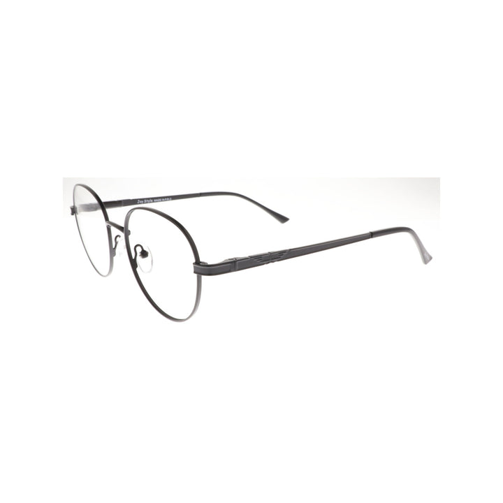 Joy Style For Unisex Metal Eyeglasses Round Shape Size 50 8871c5 Matte Black