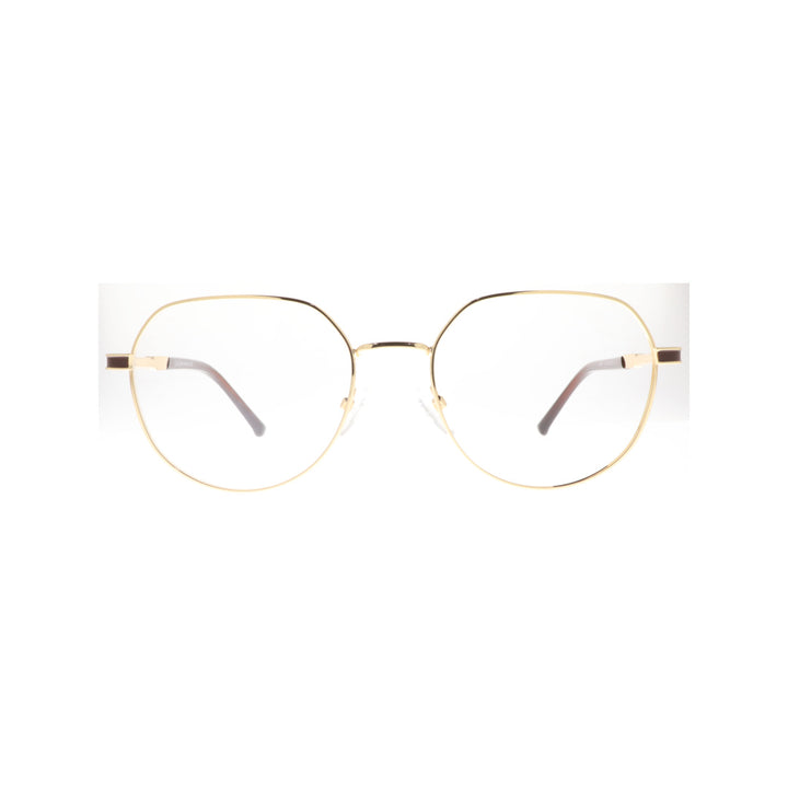 Joy Style For Unisex Metal Eyeglasses Round Shape Size 52 8875c1 Gold.