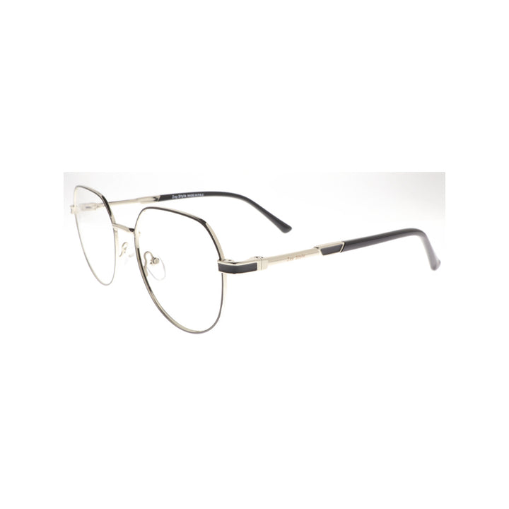 Joy Style For Unisex Metal Eyeglasses Round Shape Size 52 8875c2 Black Silver