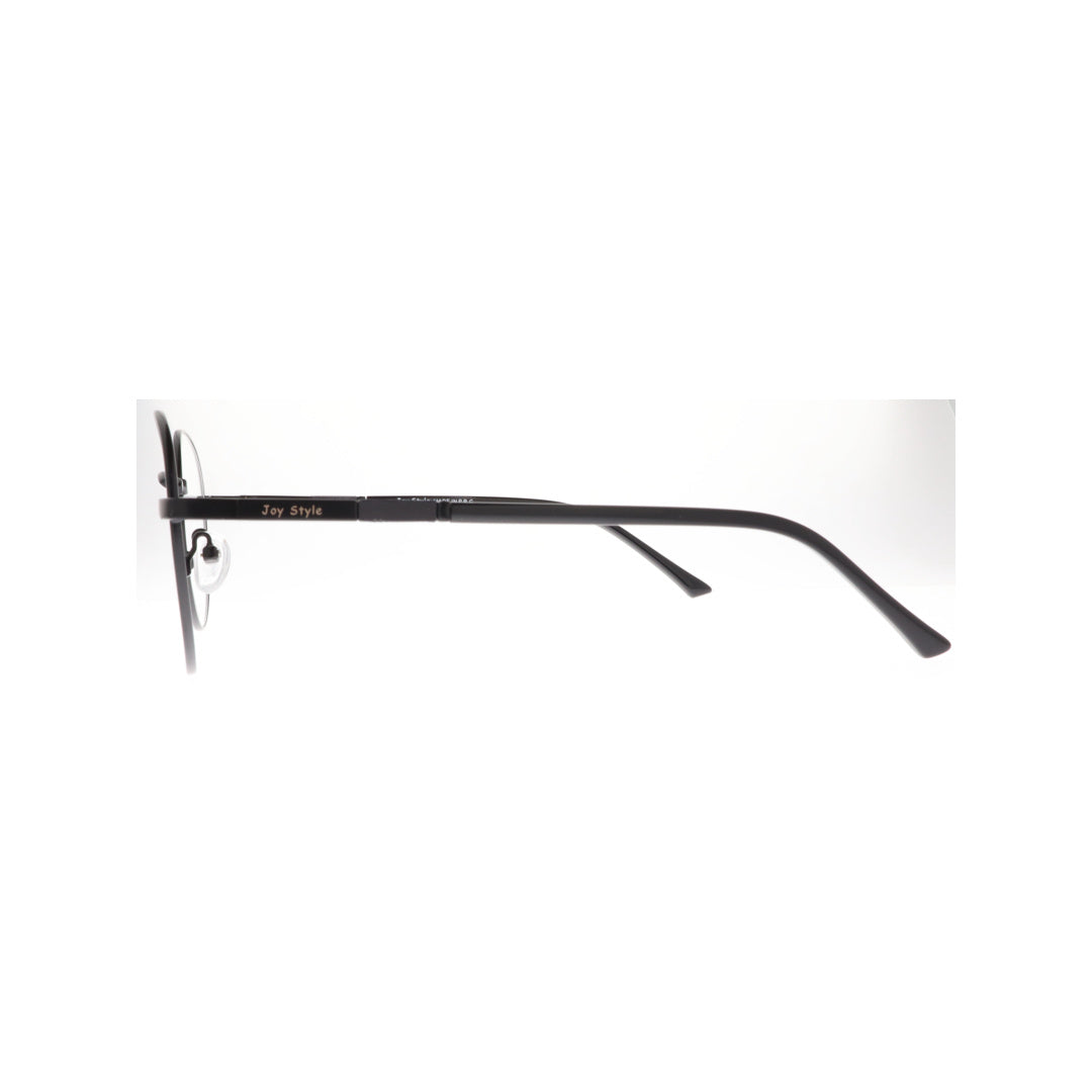 Joy Style For Unisex Metal Eyeglasses Round Shape Size 53 8855c5 Matte Black
