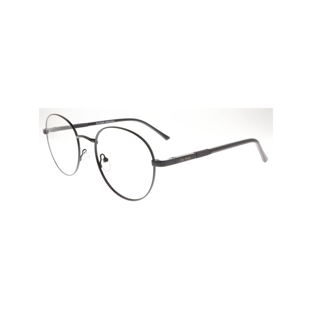 Joy Style For Unisex Metal Eyeglasses Round Shape Size 53 8855c5 Matte Black