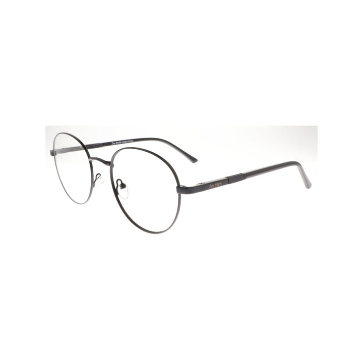 Joy Style For Unisex Metal Eyeglasses Round Shape Size 53 8855c5 Matte Black