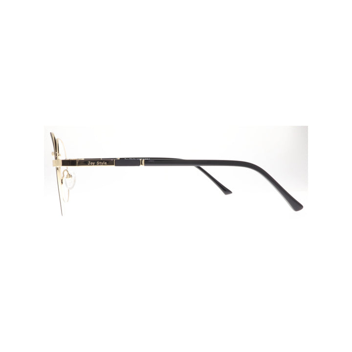 Joy Style For Unisex Metal Eyeglasses Round Shape Size 53 8855c6 Black Gold
