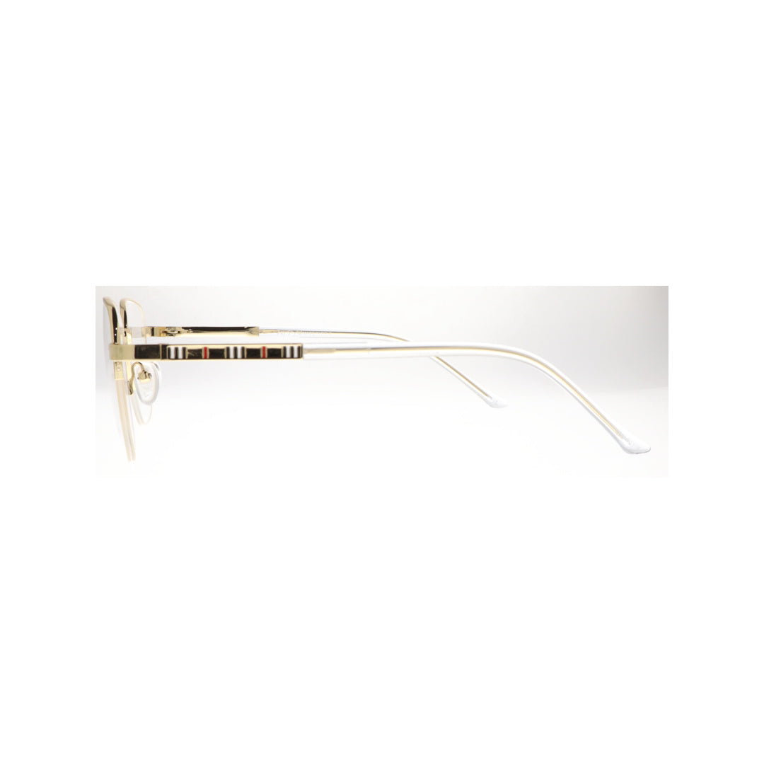 Joy Style For Unisex Metal Eyeglasses Semi-Rimless Square Shape Size 53 8862c1 Gold