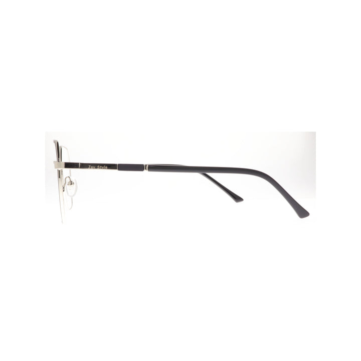 Joy Style For Unisex Metal Eyeglasses Soft Square Size 52 8856c2 Black Silver