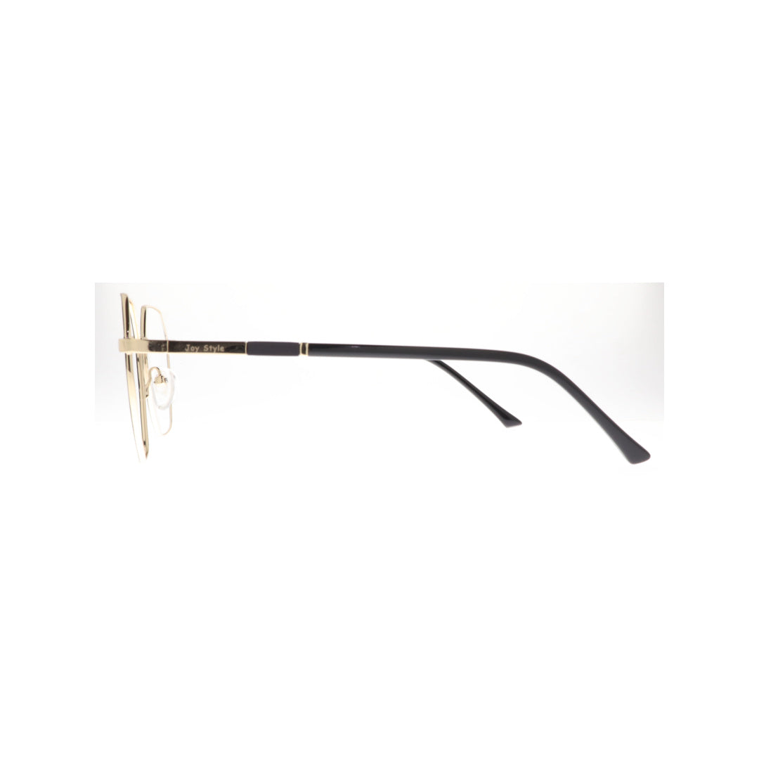 Joy Style For Unisex Metal Eyeglasses Soft Square Size 52 8856c6 Black Gold