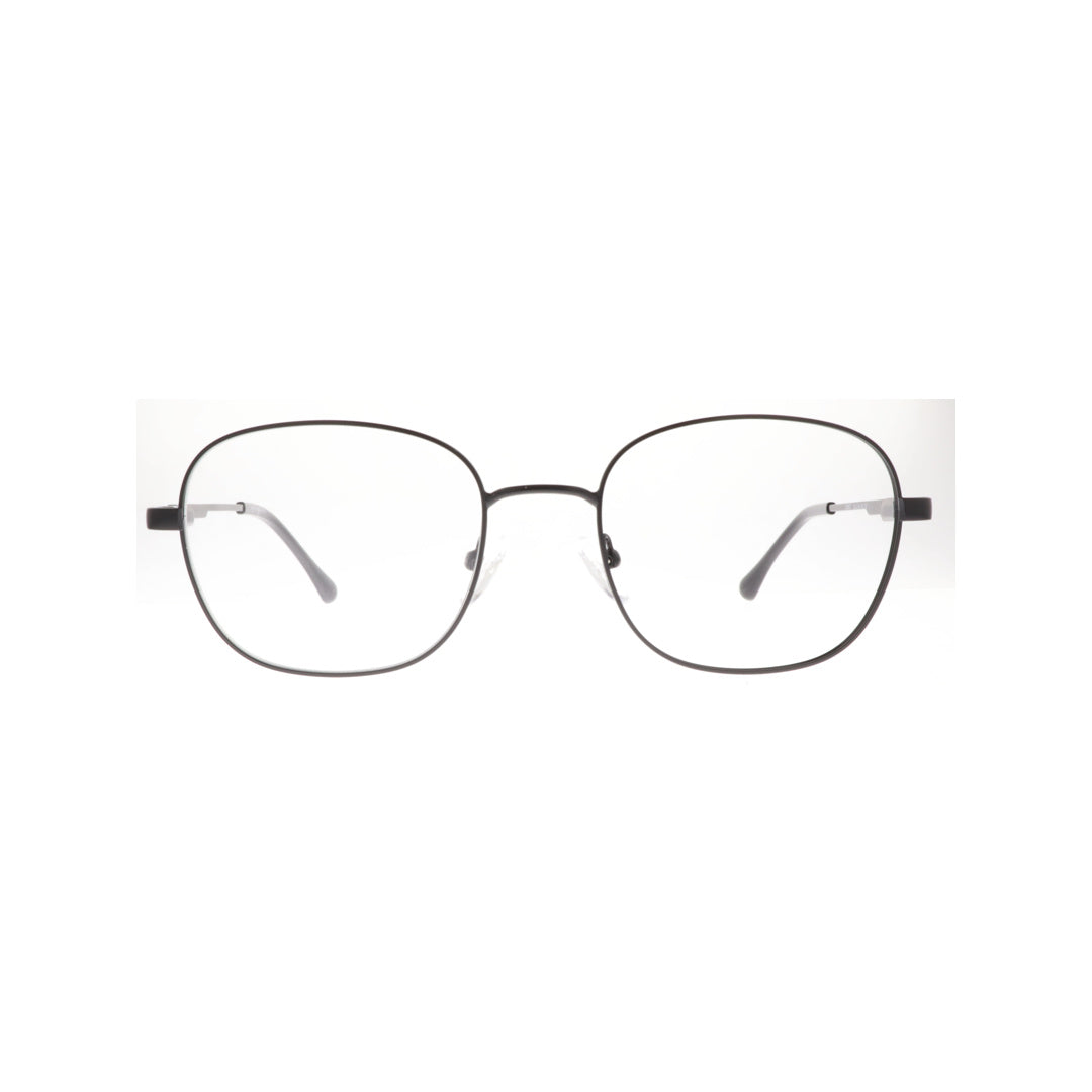 Joy Style For Unisex Metal Eyeglasses Soft Square Size 52 8877c5 Matte Black
