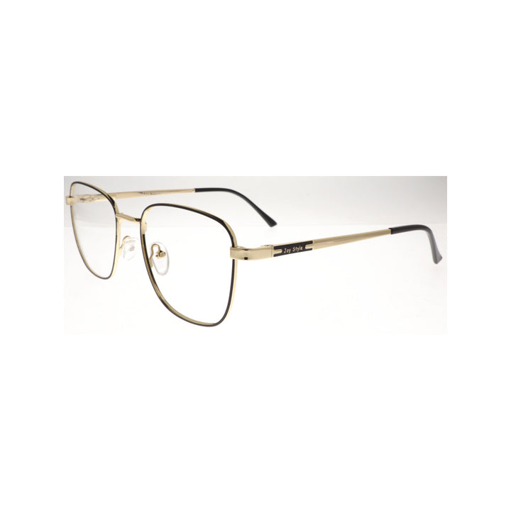 Joy Style For Unisex Metal Eyeglasses Soft Square Size 53 8840c6 Black Gold