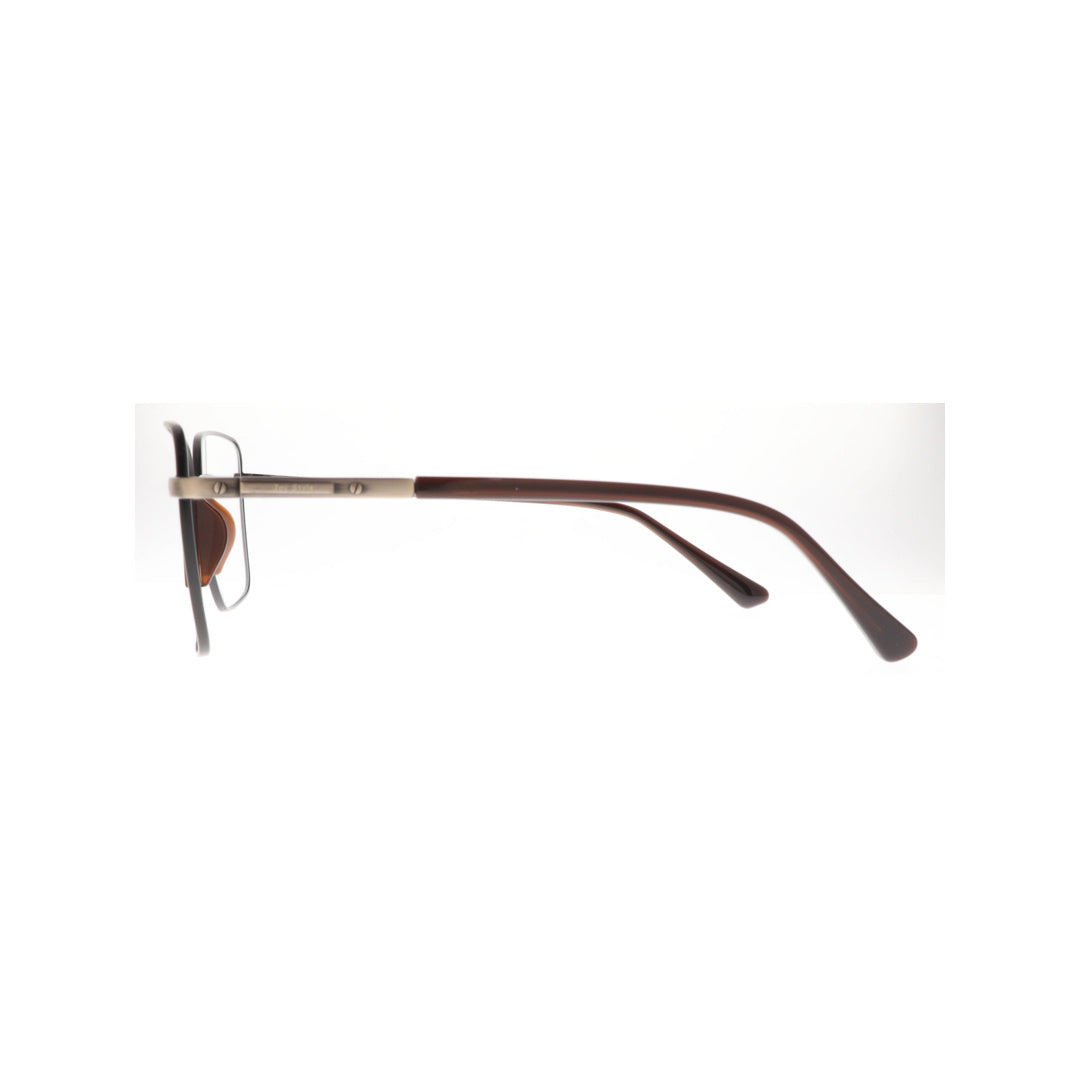 Joy Style For Unisex Metal Eyeglasses Soft Square Size 54 6408c3 Bronze