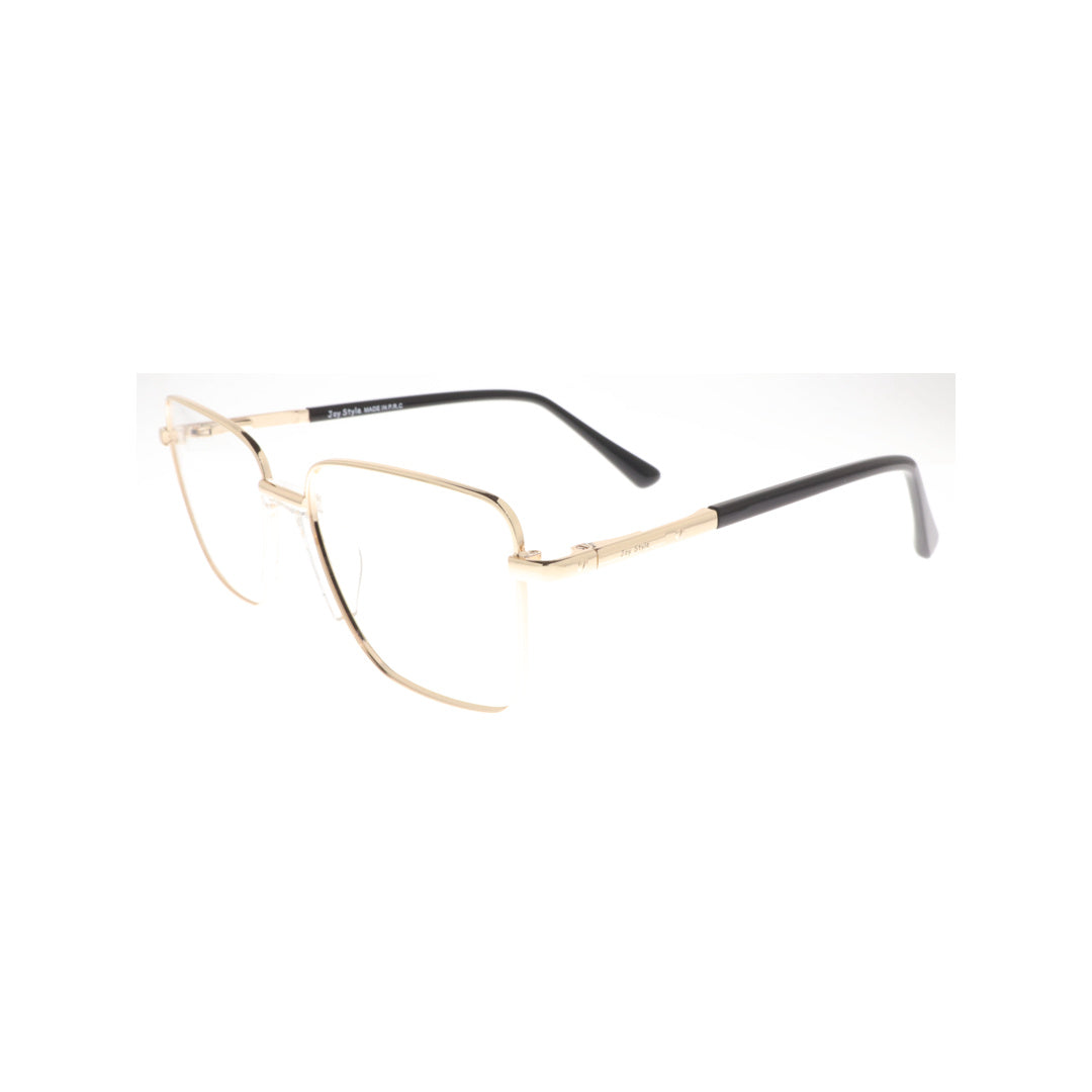 Joy Style For Unisex Metal Eyeglasses Soft Square Size 54 6408c5 Gold
