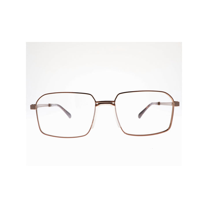 Joy Style For Unisex Metal Eyeglasses Square Shape 52 120379jc4 Brown