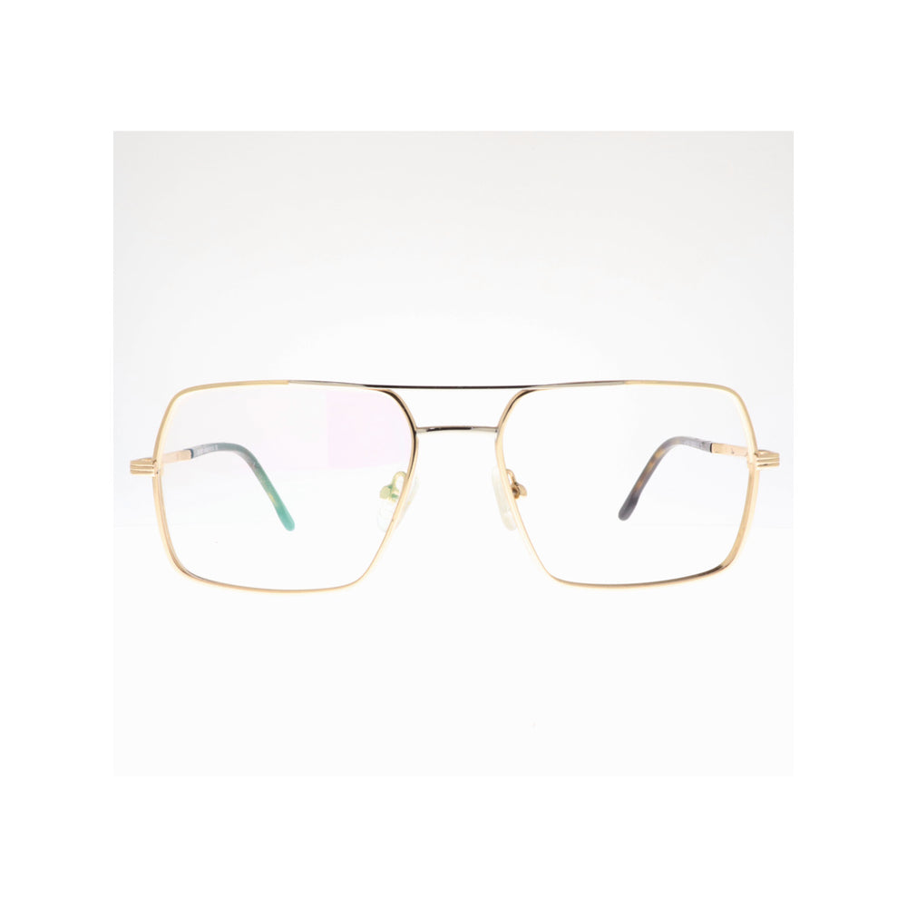 Joy Style For Unisex Metal Eyeglasses Square Shape 53 2501c2 Gold