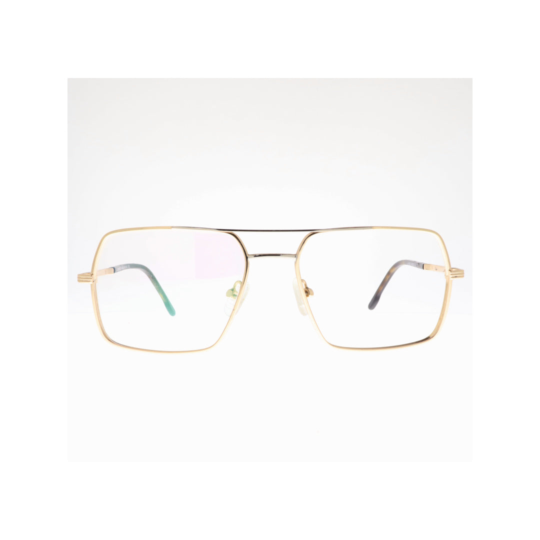 Joy Style For Unisex Metal Eyeglasses Square Shape 53 2501c2 Gold