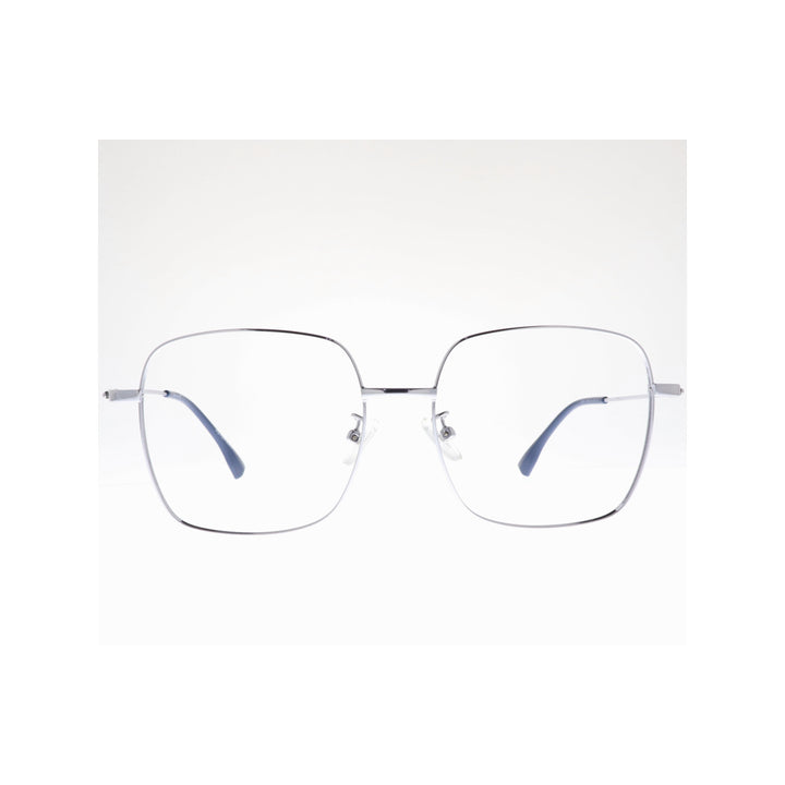 Joy Style For Unisex Metal Eyeglasses Square Shape 54 25011c2 Silver