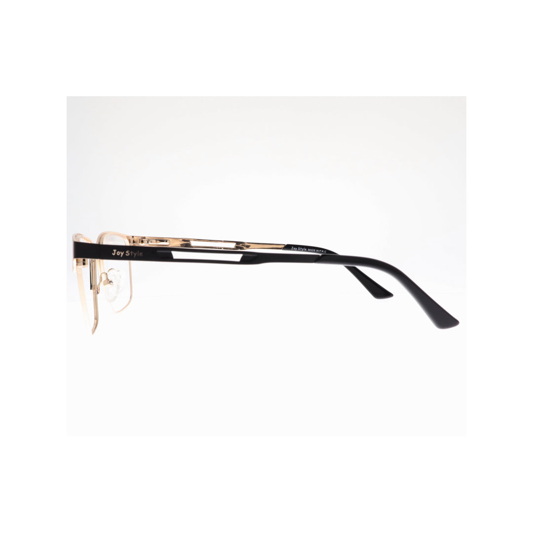 Joy Style For Unisex Metal Eyeglasses Square Shape 54 Old1167mc2 Black Gold