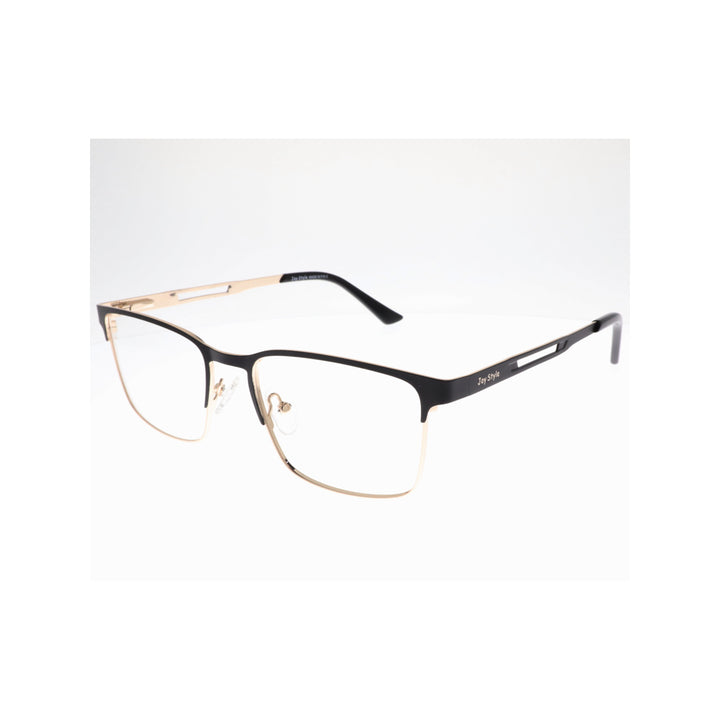 Joy Style For Unisex Metal Eyeglasses Square Shape 54 Old1167mc2 Black Gold