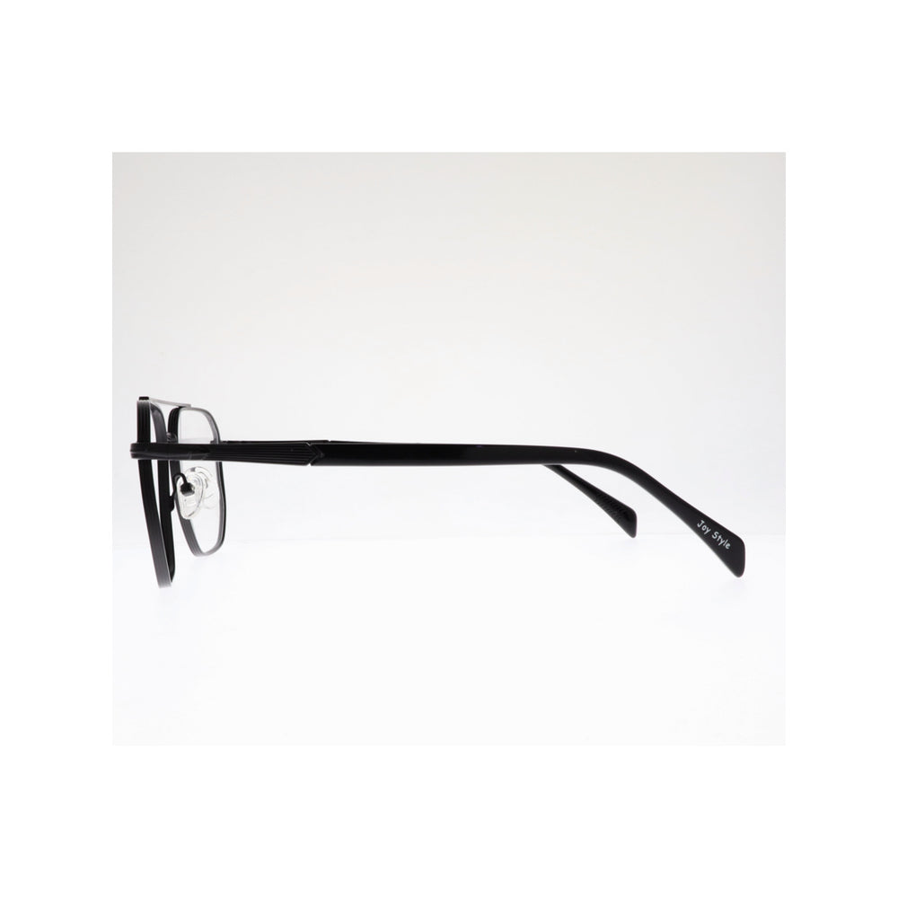 Joy Style For Unisex Metal Eyeglasses Square Shape 54 Rtm2102c4 Matte Black