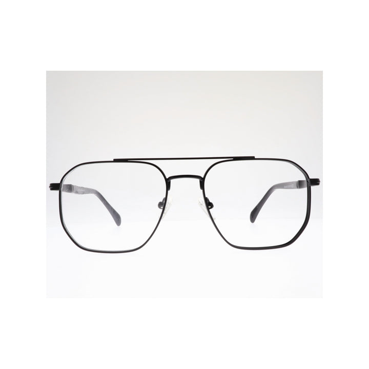 Joy Style For Unisex Metal Eyeglasses Square Shape 54 Rtm2102c4 Matte Black