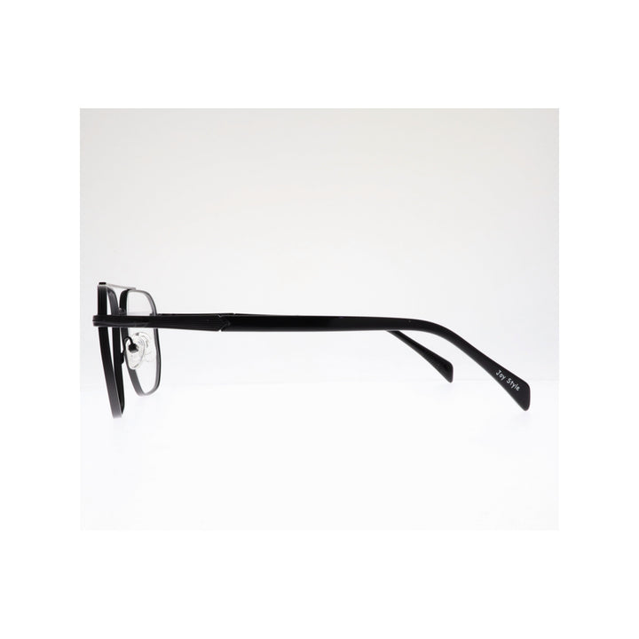 Joy Style For Unisex Metal Eyeglasses Square Shape 54 Rtm2102c4 Matte Black