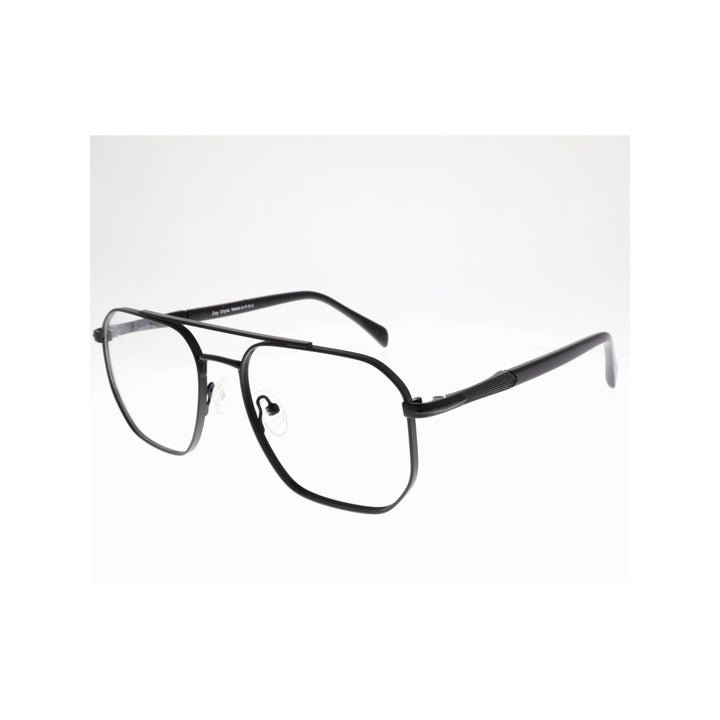 Joy Style For Unisex Metal Eyeglasses Square Shape 54 Rtm2102c4 Matte Black