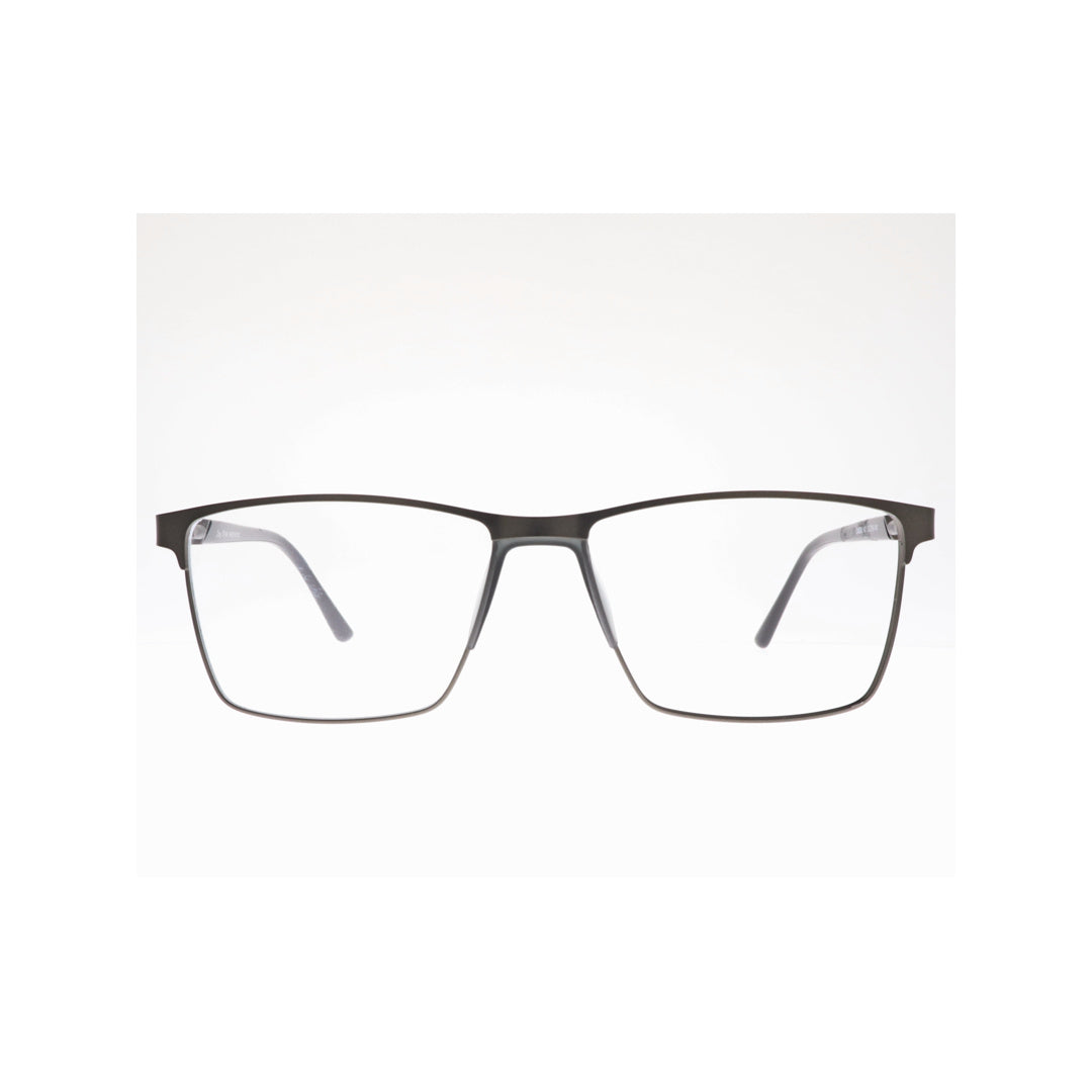 Joy Style For Unisex Metal Eyeglasses Square Shape 55 Ca8203mc2 Gunmetal