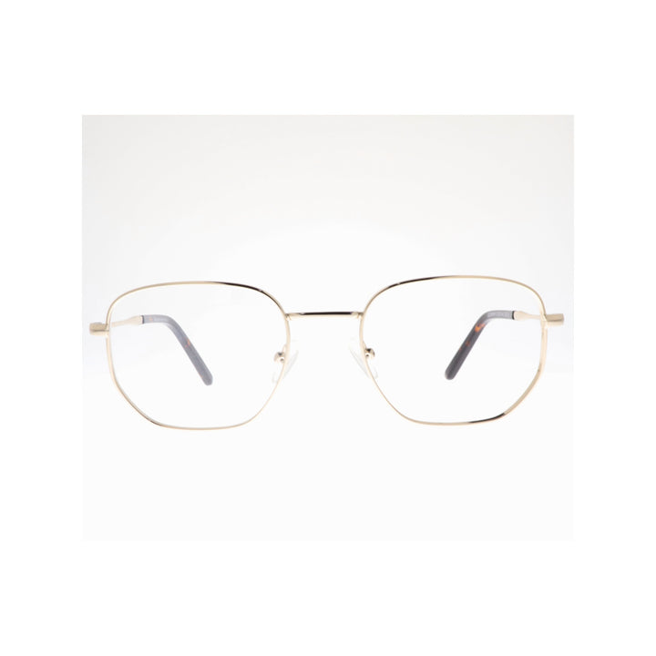 Joy Style For Unisex Metal Eyeglasses Square Shape Size 51 Old6496mc5 Gold