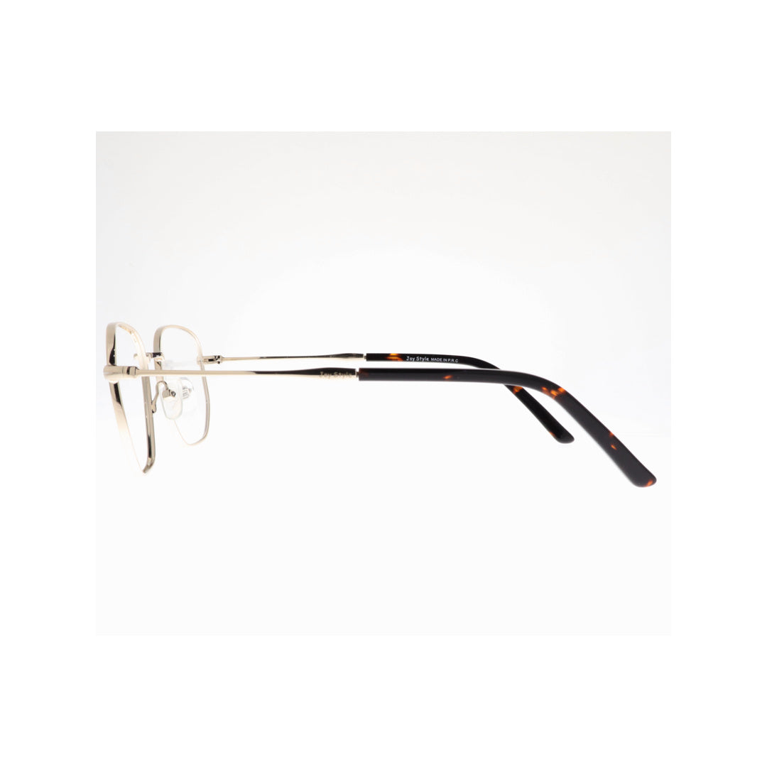 Joy Style For Unisex Metal Eyeglasses Square Shape Size 51 Old6496mc5 Gold