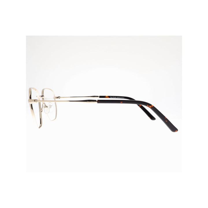 Joy Style For Unisex Metal Eyeglasses Square Shape Size 51 Old6496mc5 Gold