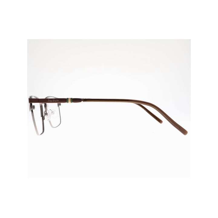 Joy Style For Unisex Metal Eyeglasses Square Shape Size 52 Old587mc5 Brown Gunmetal