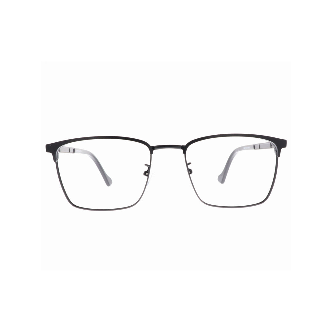 Joy Style For Unisex Metal Eyeglasses Square Shape Size 53 8201c1 Matte Black