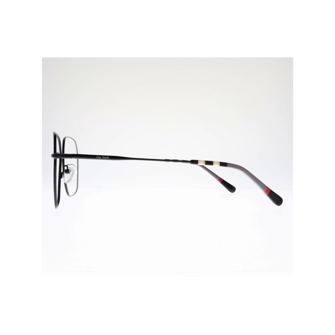 Joy Style For Unisex Metal Eyeglasses Square Shape Size 54 1256c5 White Black