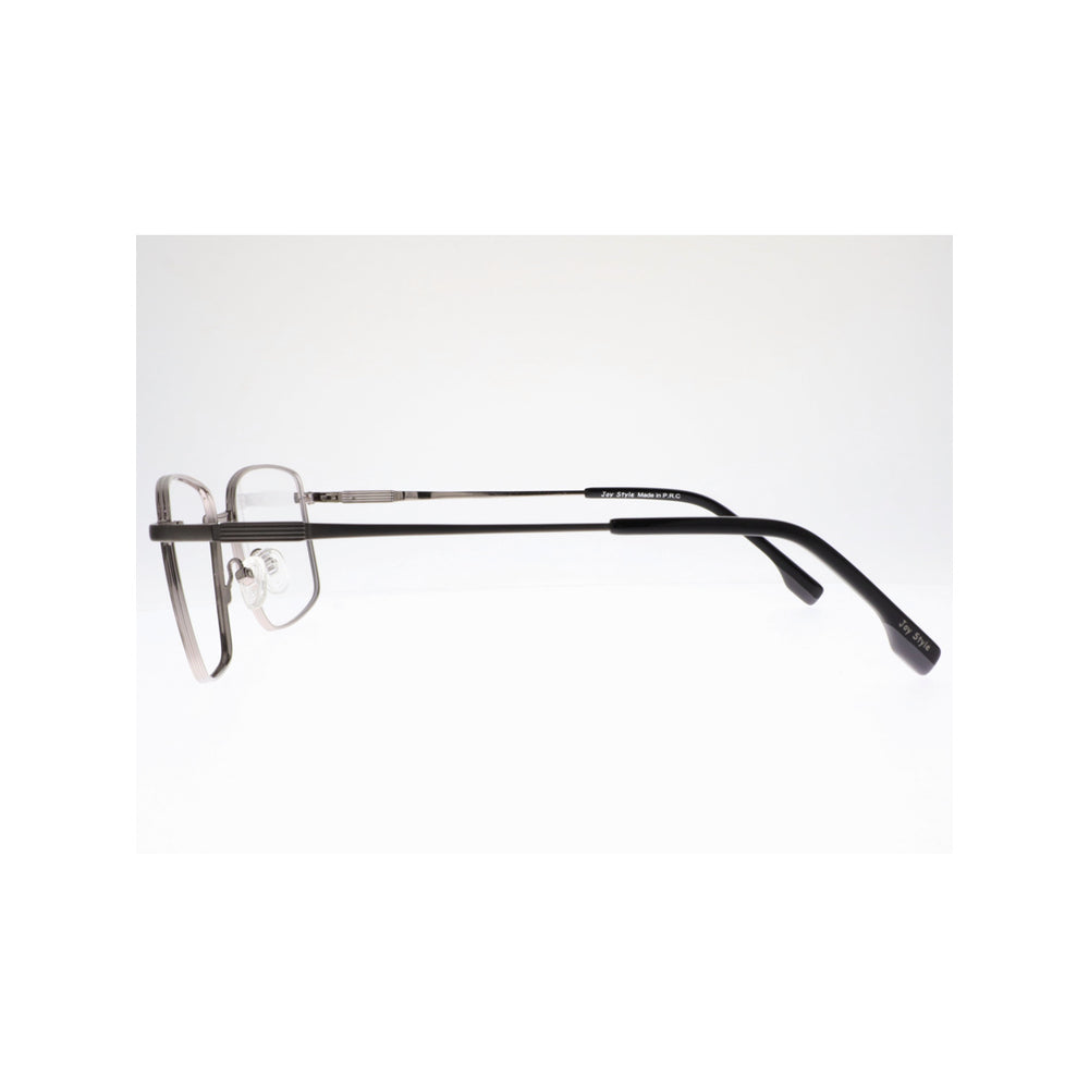 Joy Style For Unisex Metal Eyeglasses Square Shape Size 55 Yj0311c2 Gunmetal